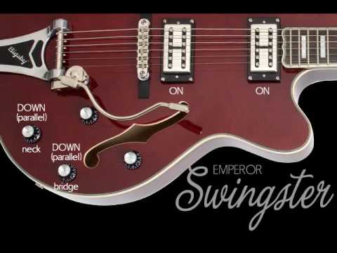 Epiphone Emperor Swingster  Trans Red image 4