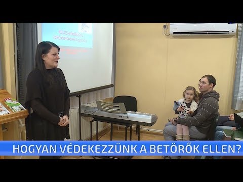 Hogyan védekezzünk a betörők ellen? – előadás a Baptista Gyülekezeti Házban
