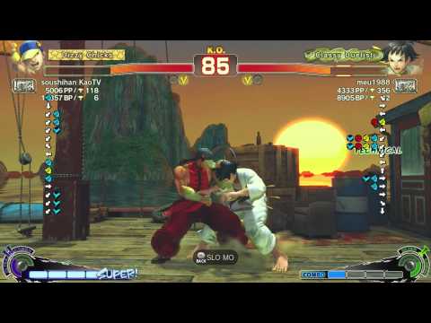 Kazunoko (Yun) vs Meu (Makoto)  - USF4 *60fps/1080p*