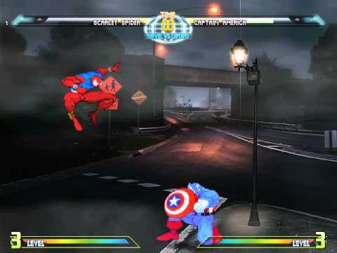 LP My MUGEN VS - Scarlet Spider (me) vs Captain America (QDogg)