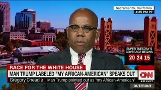The man Trump called &#39;my African-American&#39; spea...