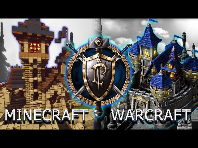 Warcraft 3 Town Hall in Minecraft (schematic)
