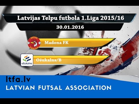 Madona FK - Ošukalns/B [LTFA 1.LĪGA 2015/16 [Highlights]