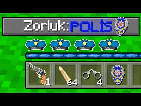 POLICE DIFFICULTY LEVEL 👮 - Minecraft