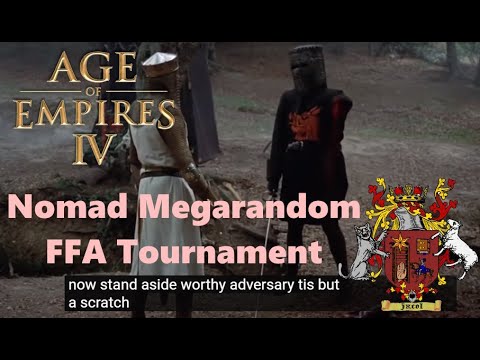 Age of Empires IV Salty, Sweaty MegaRandom FFA Nomad Tournament of Champions!