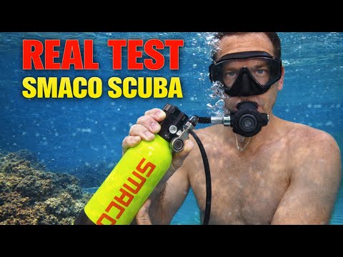 SMACO Scuba Diving Real Test | Mini Scuba Tank & Hand Pump Review