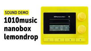 Video thumbnail for 1010Music nanobox LemonDrop Sound Demo (no talking) by Bonedo Synthesizers