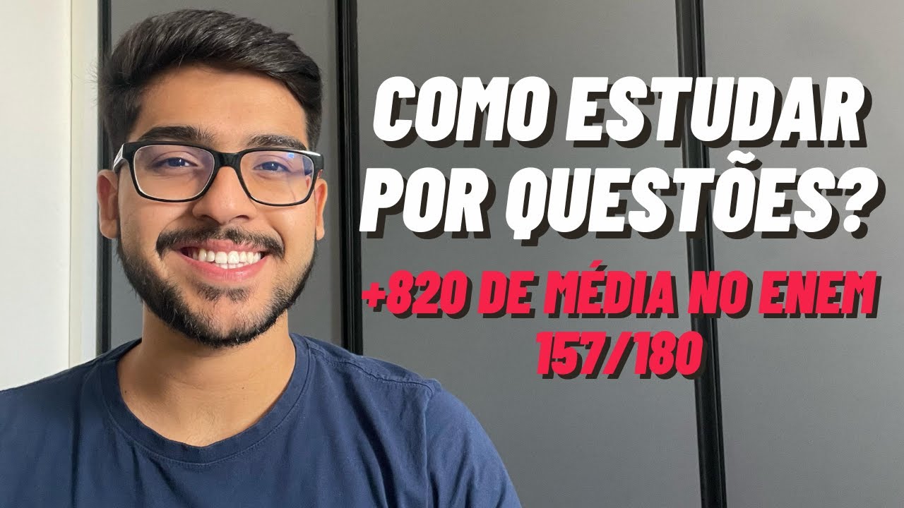 Como estudar por questões para o Enem 2025?