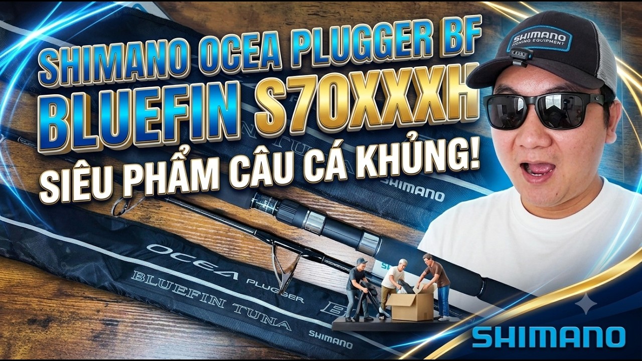 Cần câu Shimano Ocea Plugger BG BLUEFIN TUNA S70XXXH