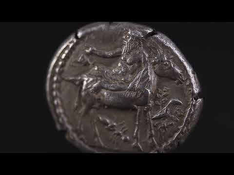 Münze, Kingdom of Macedonia, Tetradrachm, 460-423 BC, Mende, SS, Silber