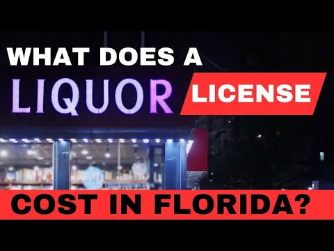 What does it cost? Beer, Wine and Liquor Licenses in Florida