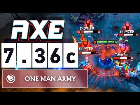 7.36c Axe 33Kills🔥Is this hero still OP after Being Nerfed?
