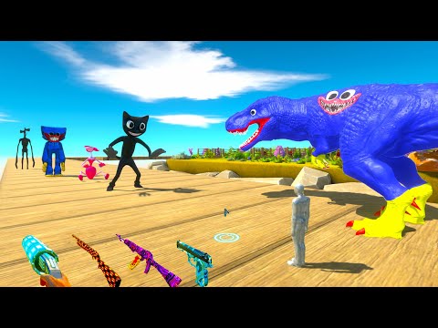 HUGGY WUGGY T-REX FPS AVATAR JURASSIC WORLD 2 RESCUE MISSION - ARBS