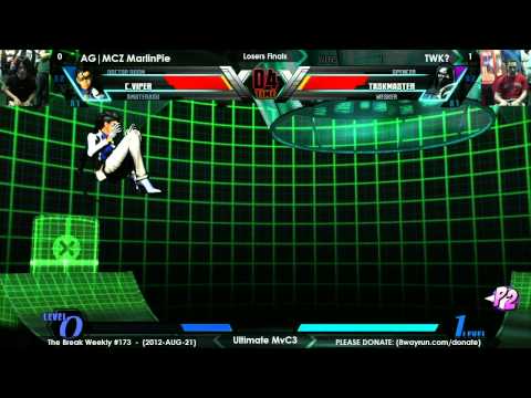 The Break #173   UMvC3 LF   AG MCZ MarlinPie VS TWK