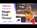 Germany S Yemisi Ogunleye Claims Stunning Victory In Women S Shot Put Paris2024 Olympics