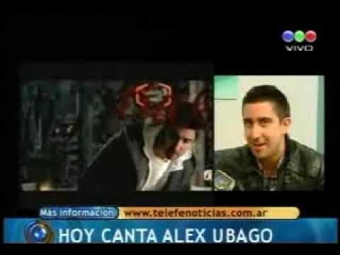 Alex Ubago en Telefe Noticias 28/10/09 - Por Pilar Smith, vs. Fernando Carlos. Argentina