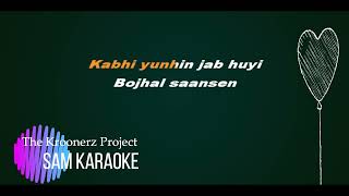 Download lagu Kahin Door Jab Din Dhal Jaye  Karaoke  Unplugged  [ With Download Link ] mp3