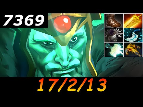 Dota 2 Wraith King 7369 MMR 17/2/13 (Kills/Deaths/Assists) Ranked Full Gameplay