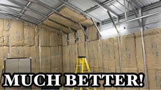 HOW TO INSULATE A METAL GARAGE