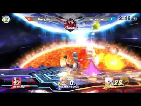 Team Flamewave: One Year Anniversary - Kodystri (Corrin, Rosa, Lucas) vs judgement (Mewtwo, Tink)