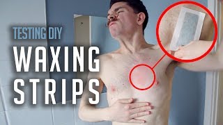 Testing Waxing Strips For Men | Manscaping + Body Hair Removal
