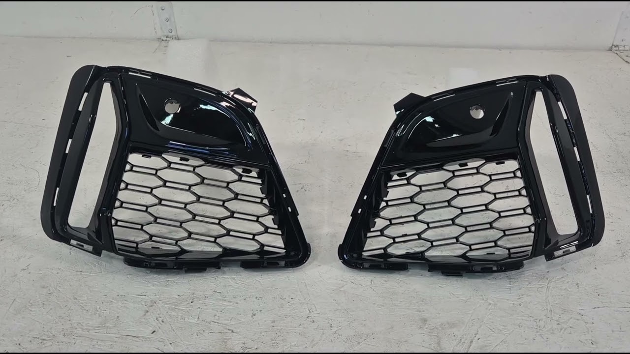 BMW 3 Serie G20/G21 2018– Bumper zijroosters (voor M-Sport 2018-2022, ABS) Video 1