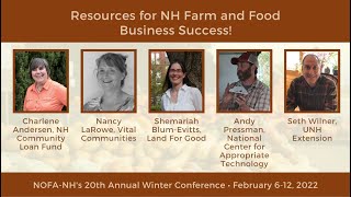 Resources for NH Food & Farm Business Success! | NOFA-NH 2022 Winter Conference