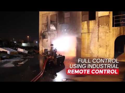 DoseTech Fire - Introducing Wabel 4500 firefighting robot