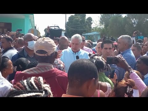 Recorre Díaz-Canel el municipio Manuel Tames