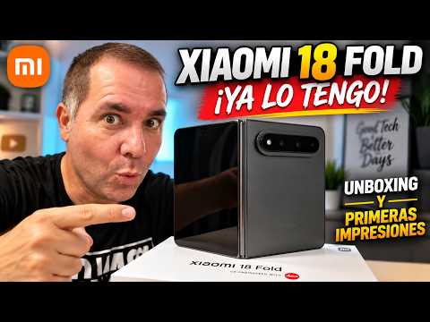 XIAOMI 18 FOLD ¡YA LO TENGO! 😱 Unboxing y PRIMERAS IMPRESIONES ¿El mejor...