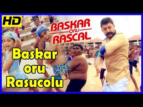 Bhaskar Oru Rascal | Bhaskar Oru Rasucolu Song | Amala Paul and Arvind Swamy have fun with kids