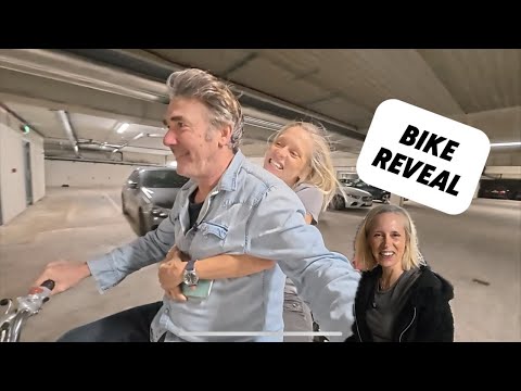 Bike reveal to Beth. Hope she likes it. 