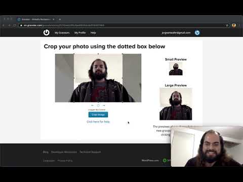 #Wordpress' user profile manager: #Gravatar image uploader review with a FUNNY DRAMA TOUCH. #UX#Fail