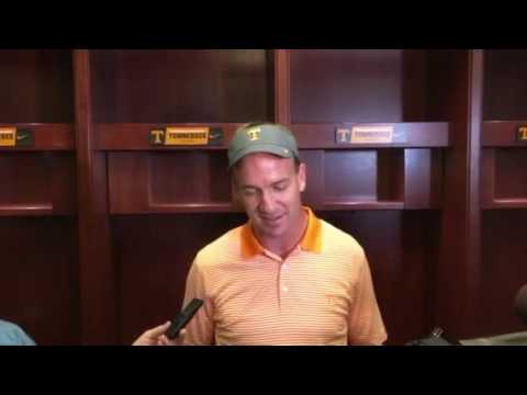 Super Bowl champ and Tennessee legend Peyton Manning discusses Phillip Fulmer roast video