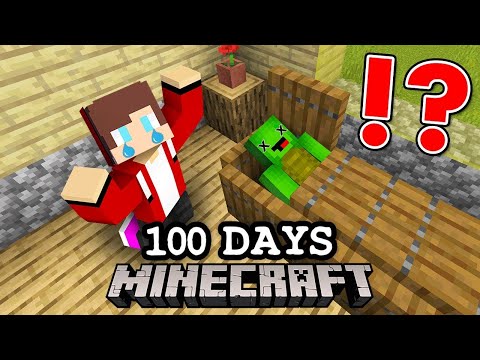 I Survived 100 Days With My Dead Friend in Minecraft