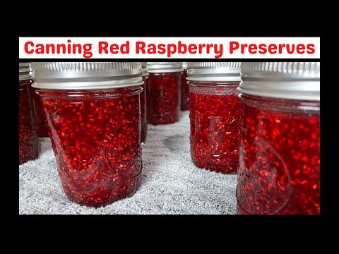 Raspberry Jam Recipe Demonstration  | Easy Homemade Raspberry Jam Recipe