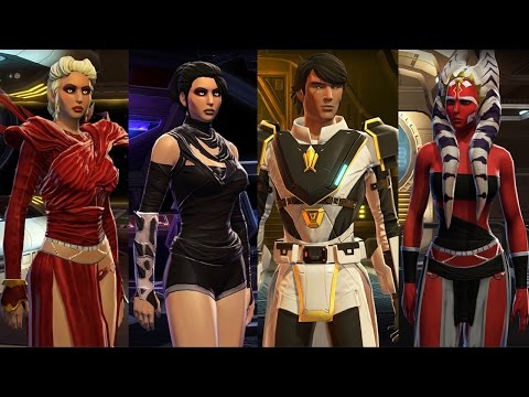 SWTOR Characters Outfits - MY ALL 18 Best Armor NEW UPDATE ...
