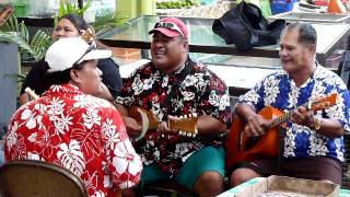 Traditional Tahiti Music at the Papeete Market