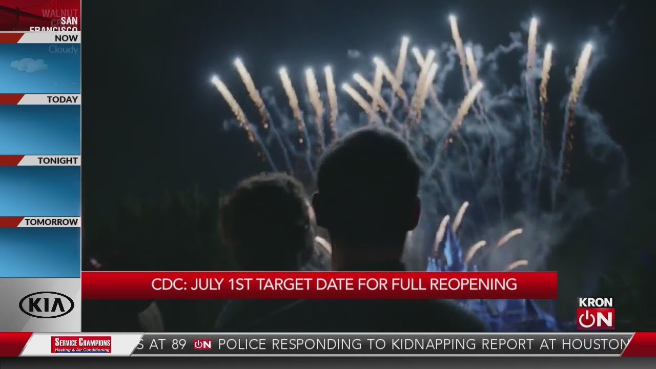 CDC sets July 1 target date for reopening