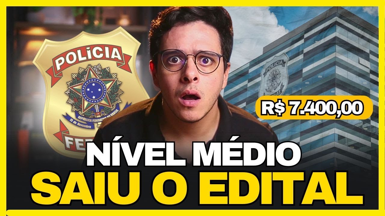 FEDERAL POLICE COMPETITION ADMINISTRATIVE AREA NOTICE ISSUED l INTERMEDIATE LEVEL + R$ 7,400.00 I...