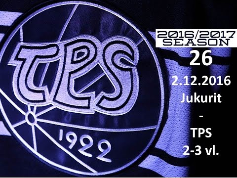 26. JUKURIT - TPS 2016-2017 2.12.2016 MAALIT