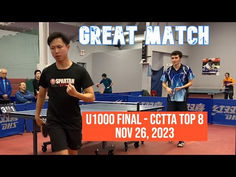 Sky Lai vs Ata Ajami - U1000 Final - CCTTA Top 8 - Nov 26, 2023