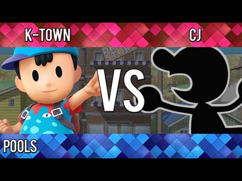 Smash2School - K-Town (Ness) vs. CJ (G&W, Bowser) - SSB4