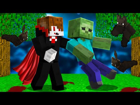 1 GÜNLÜĞÜNE VAMPİR OLDUM! 😱 - Minecraft