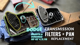 Transmission Pan & Filter Swap | Dodge Dakota & Durango 2000-2002 4.7L V8 | Step-by-step Guide