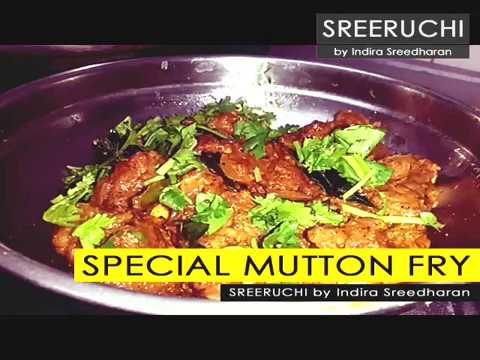 Mutton Fry Kannada Style Cooking Recipe | Sree Ruchi
