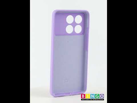 Миниатюра изображения товара Чехол-накладка Bingo Silicone Case для POCO X6 Pro (фиолетовый)