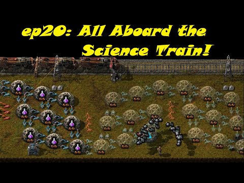 Factorio Tightrope ep20: All Aboard the Science Train!