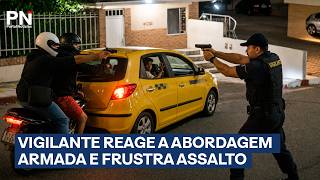 Vigilante intervém e impede assalto em condomínio
