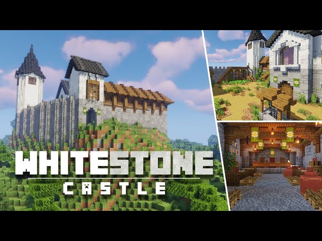 Whitestone Castle | A Minecraft Castle | Full interior & Download ...